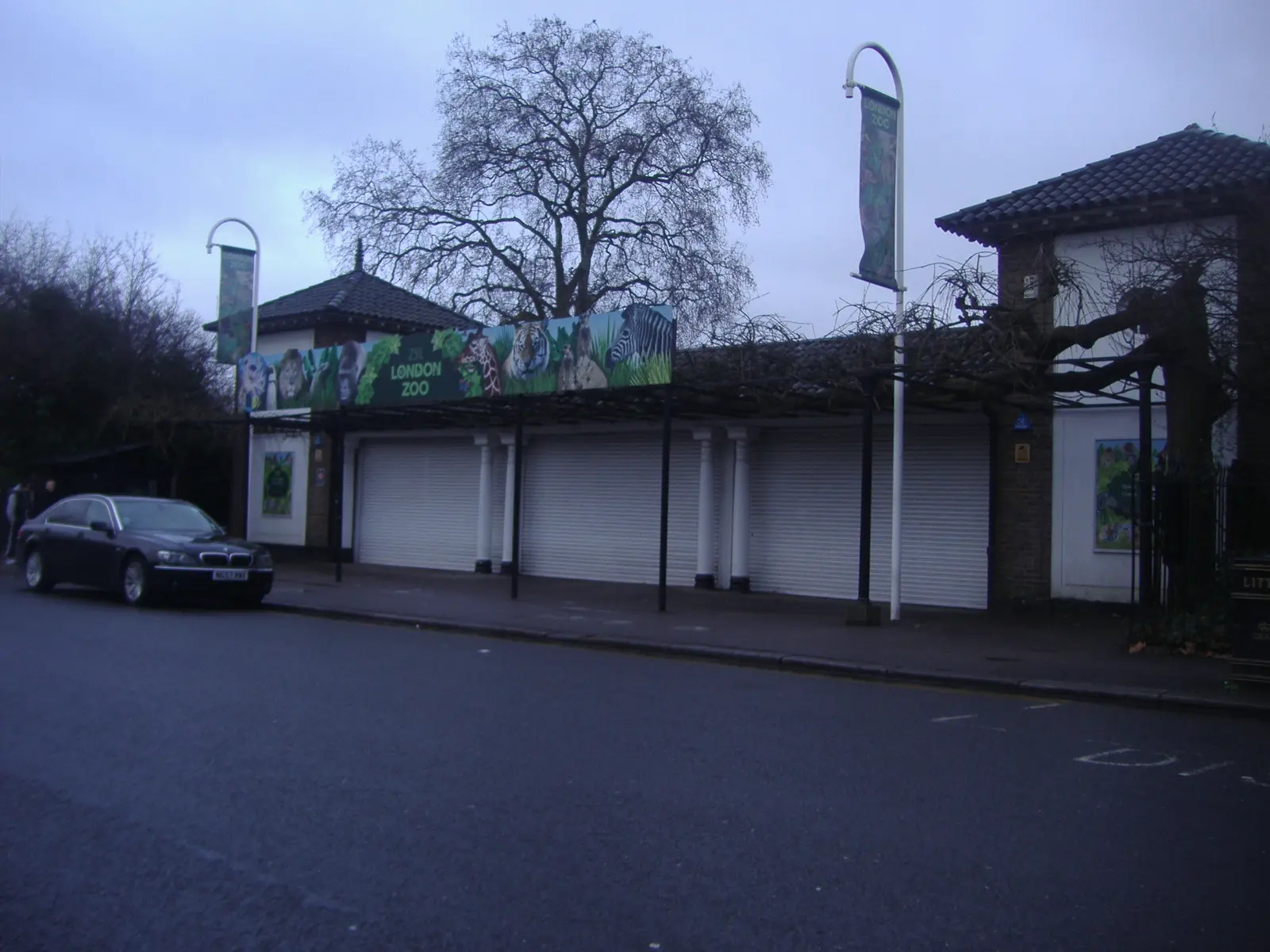 The entrance to London Zoo in Regent