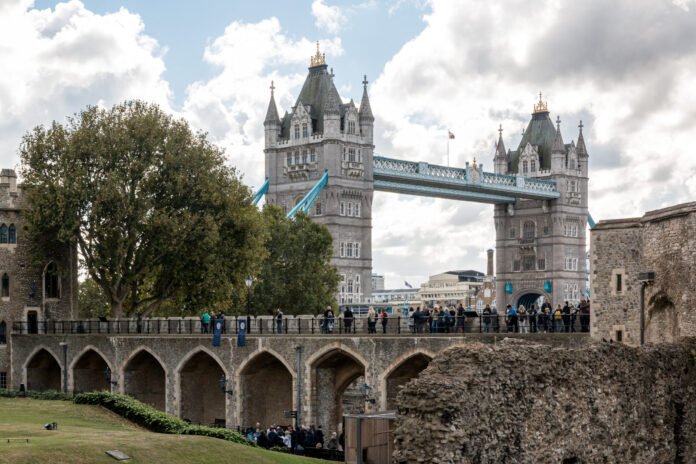 Katie Piper London Ultra – Tower Bridge in London, crossed during the Thames Bridges Trek