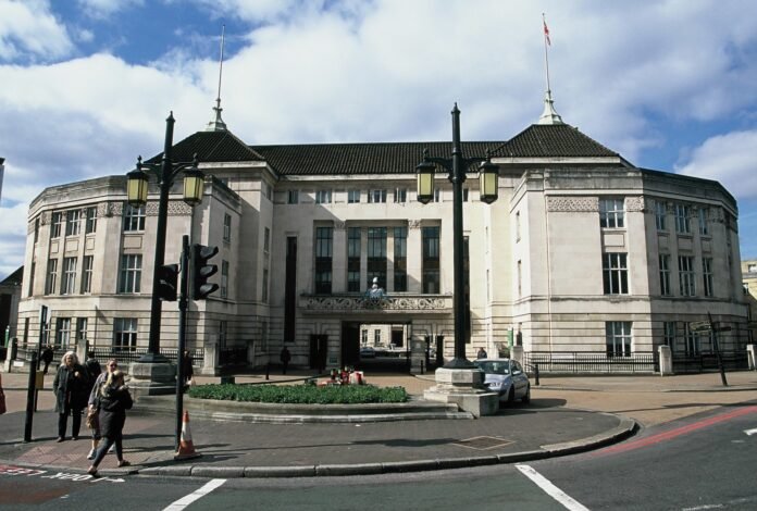 Wandsworth Town Hall in south London