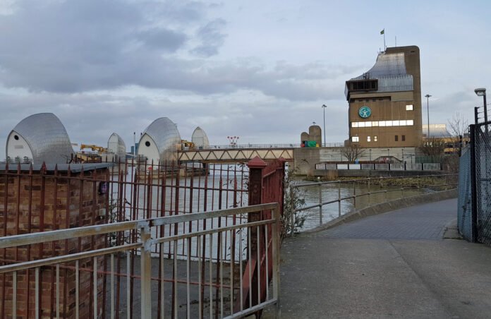 The Thames Barrier at Charlton Riverside, Greenwich