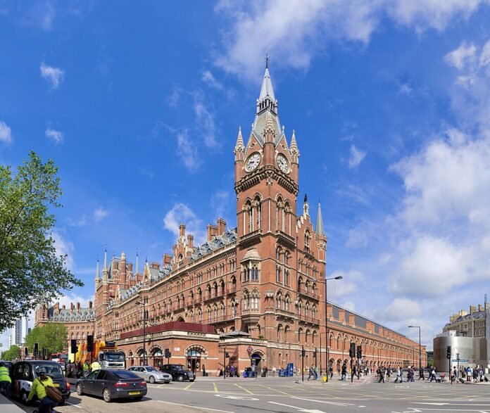 St Pancras International railway station in London