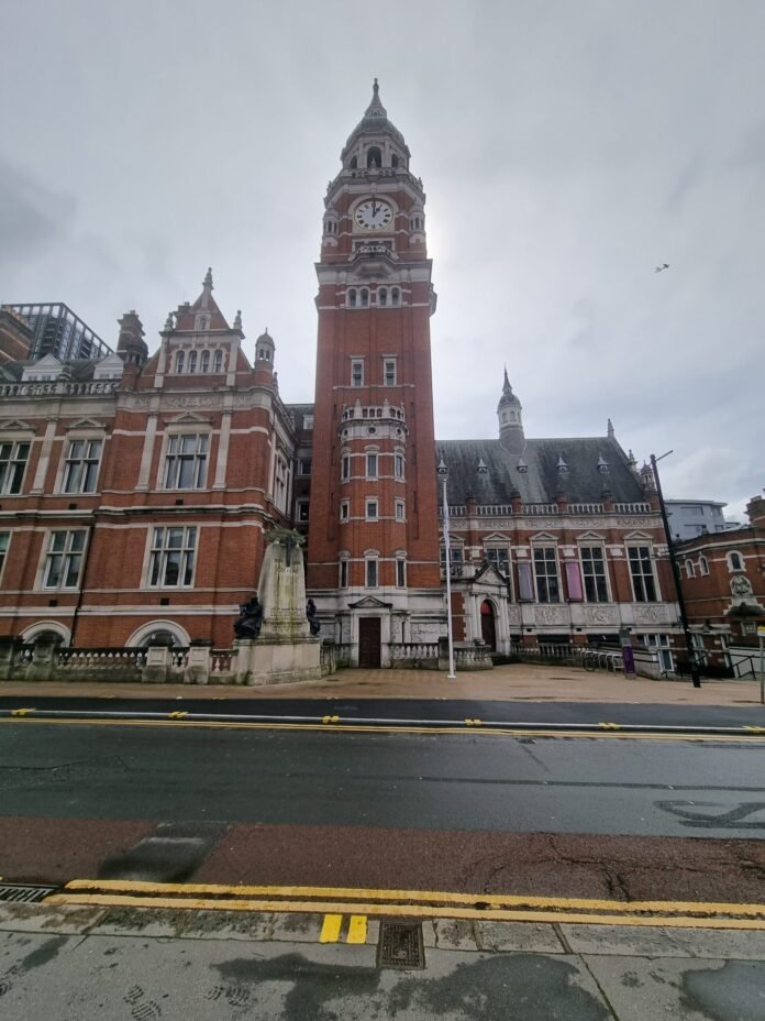 Croydon Town Hall and clock tower