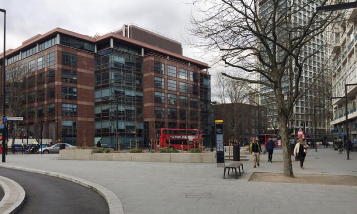 Newington Causeway in Elephant and Castle, the street off which the Borough Triangle development site sits