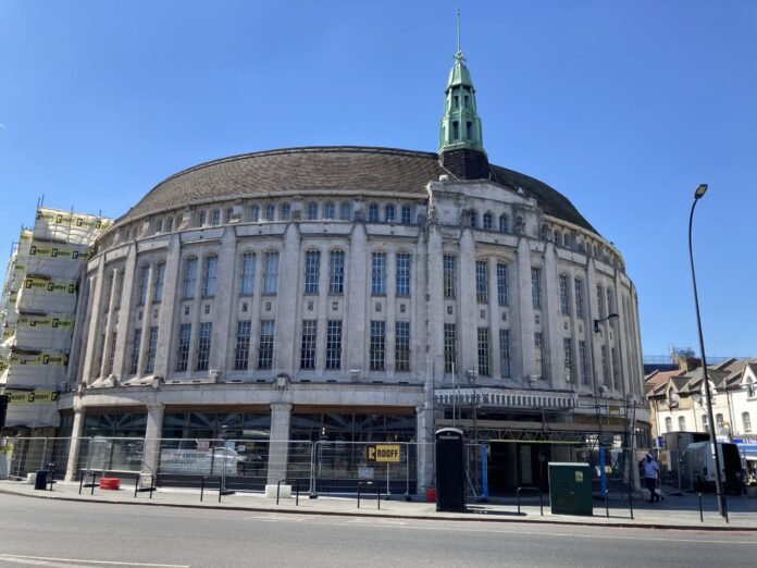 Lewisham Town Hall in Catford, headquarters of Lewisham Council