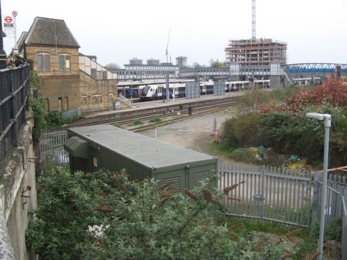 Southall railway station in west London