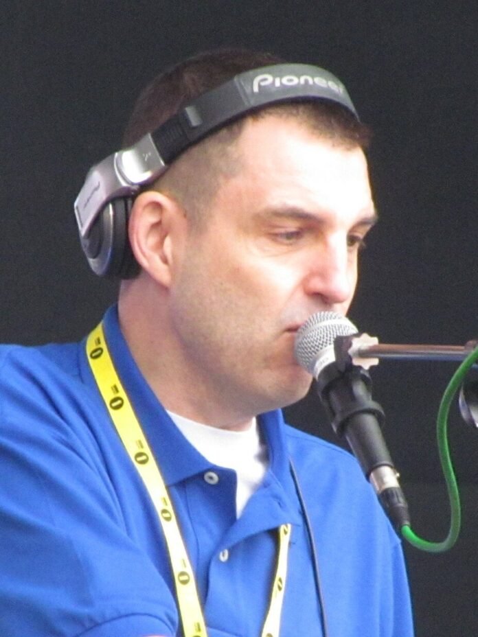 DJ Tim Westwood performing in London in 2012