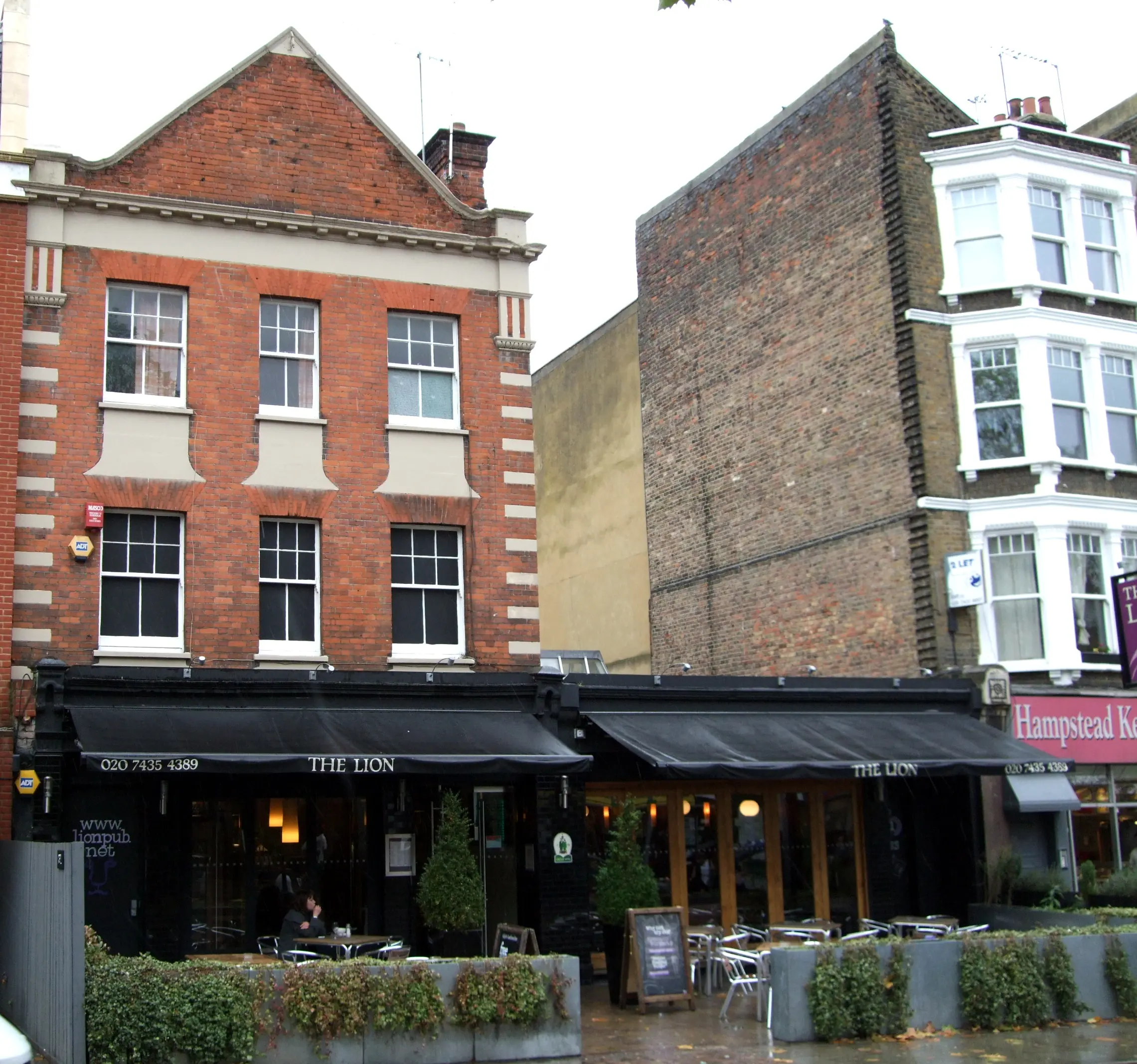 The Black Lion pub on West End Lane, West Hampstead