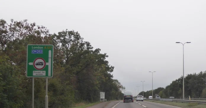 A127 Southend Arterial Road in east London