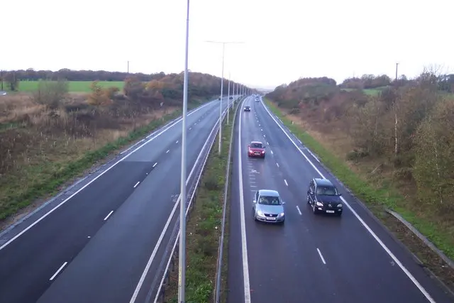 The A2 dual carriageway in Kent