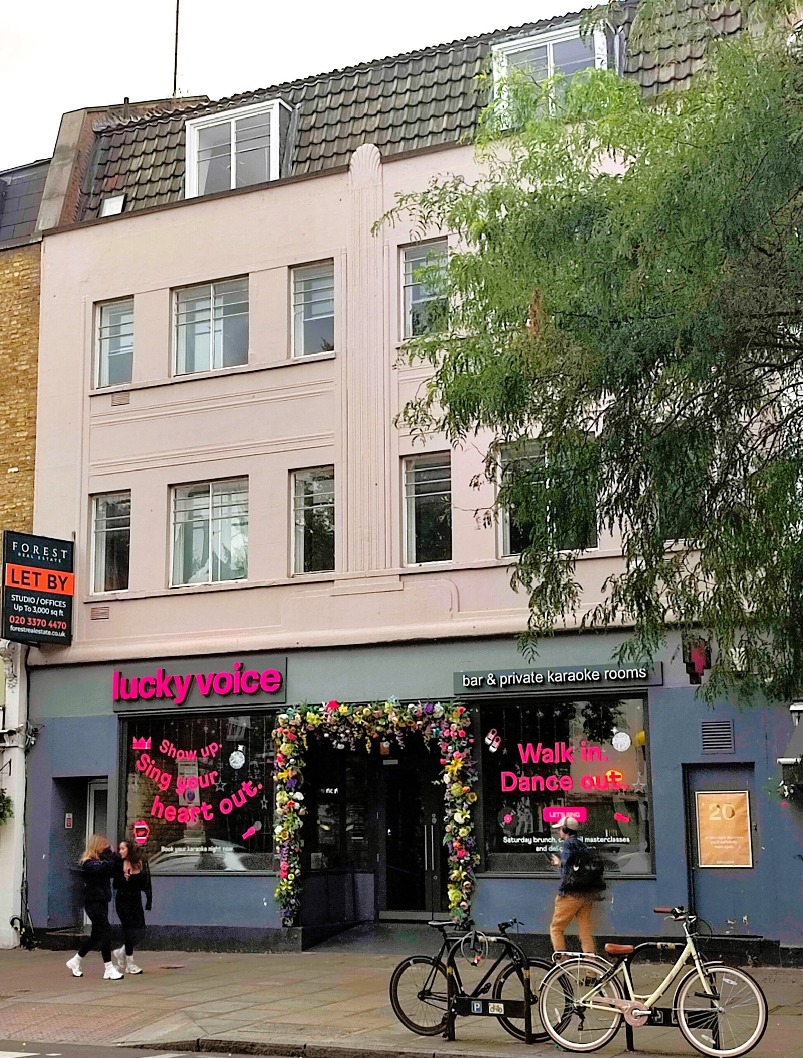 Lucky Voice karaoke bar in Islington, London