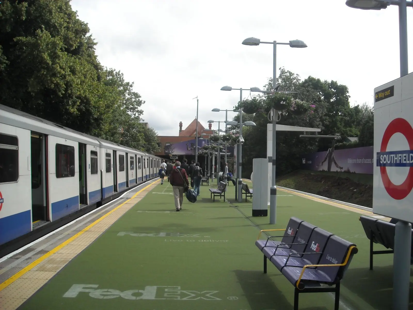 Southfields station on the District line